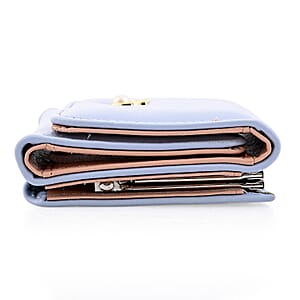 Las Vegas Closeout Deal BY:KY Blue Faux Leather Wallet