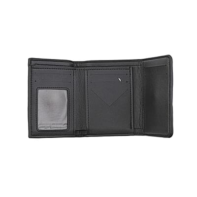 Las Vegas Closeout Deal BY:KY Cognac Houndstooth Pattern Faux Leather Wallet with Golden Accent