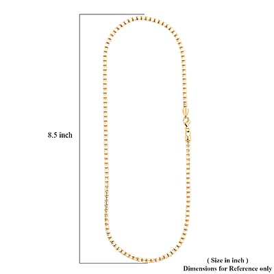 Italian Diamond Cut ICE Round Chain 3-Row Necklace in 14K YG and Rhodium Over Sterling Silver 20.72 Grams 20 Inches