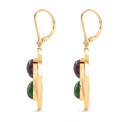 EverTrue Ruby Zoisite 6.80 ctw Earrings