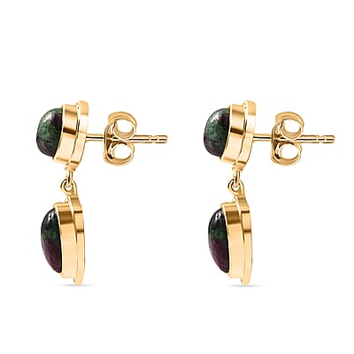 EverTrue Ruby Zoisite 6.80 ctw Earrings