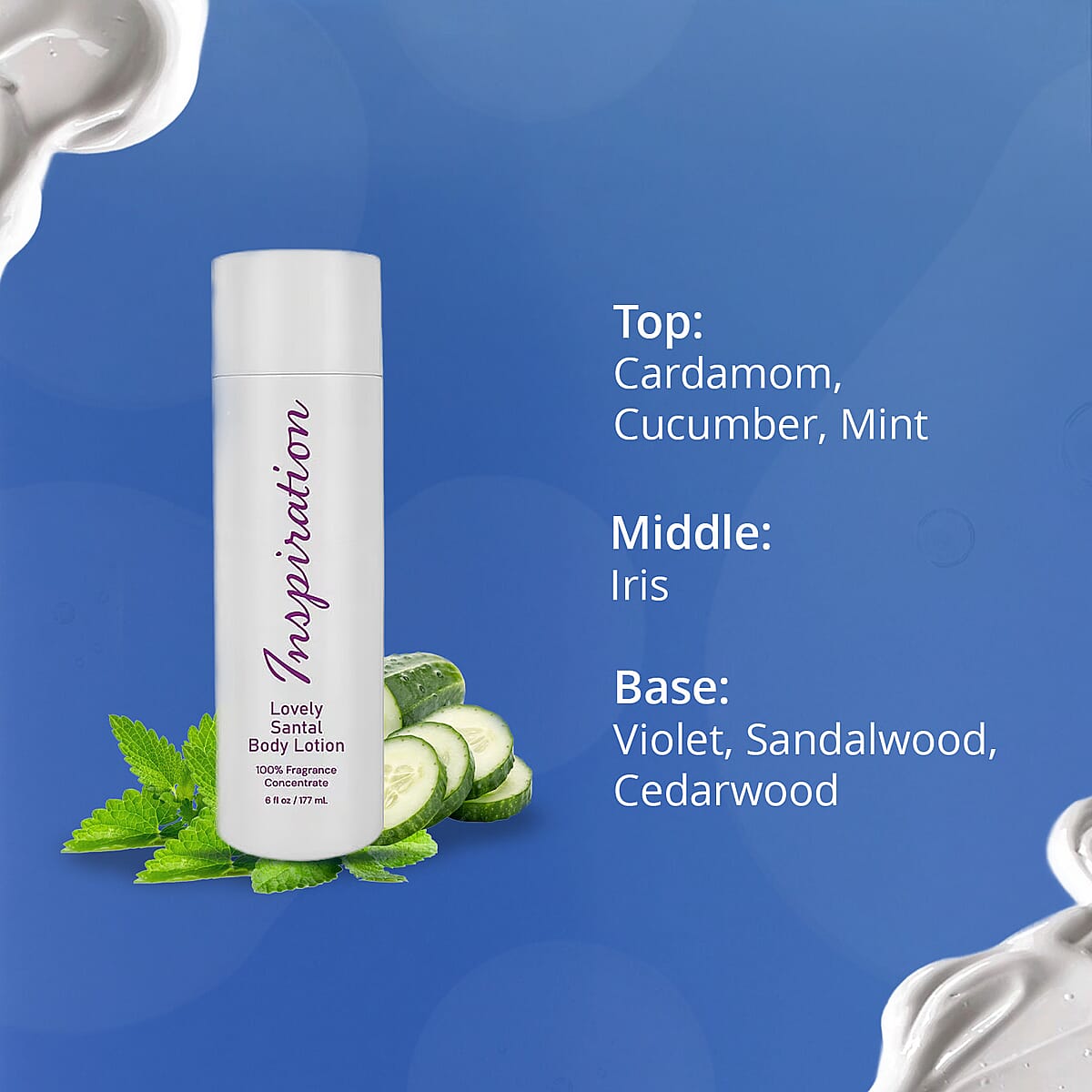 The Lab Direct Inspiration Lovely Santal Body Lotion (6oz) Made in US (Ships in 5-7 Business Days) image number 3