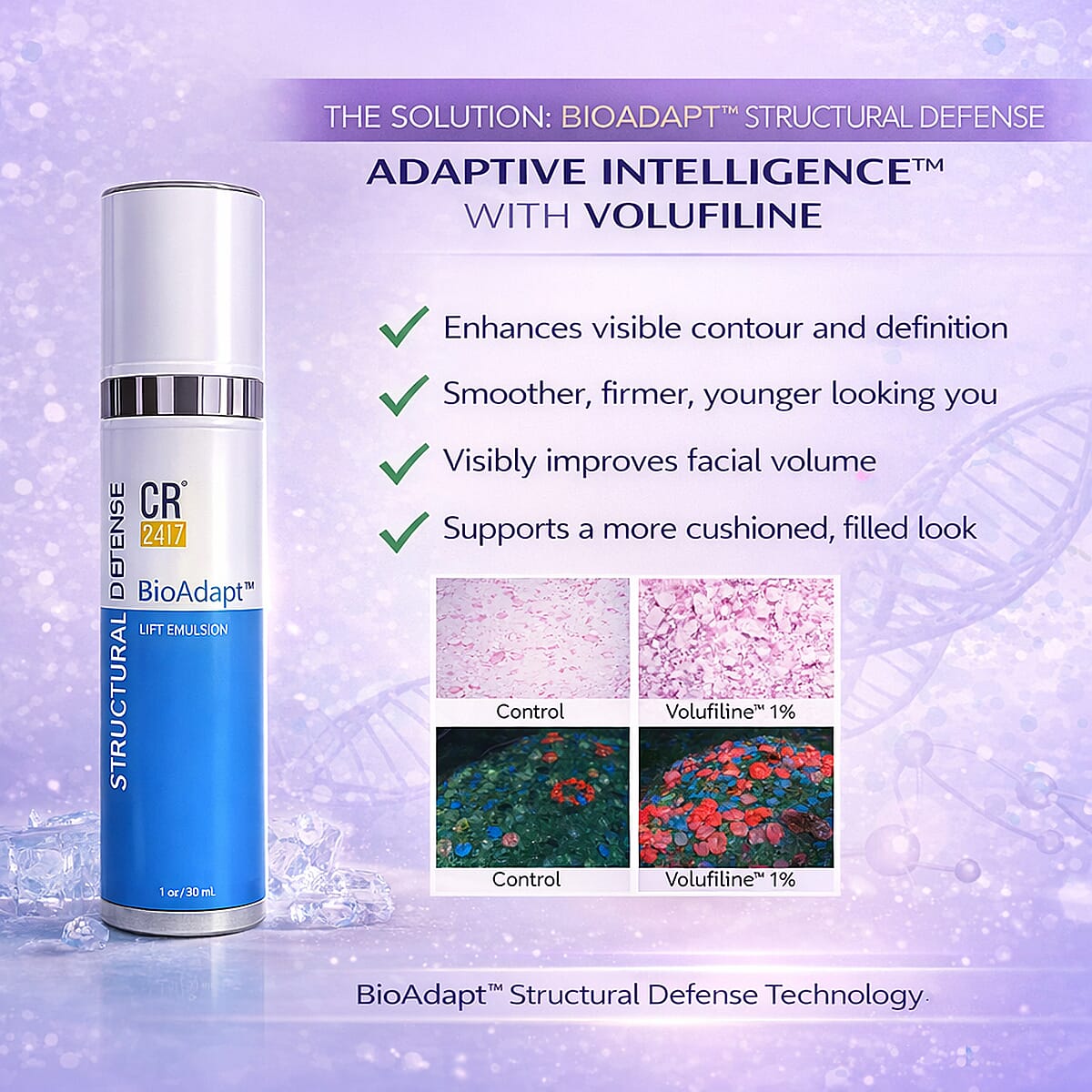 Clinical Results 24/7 Nutrient-Rich Plasma LiftFill&trade; GLP-1 Serum (1oz) Made in US image number 3