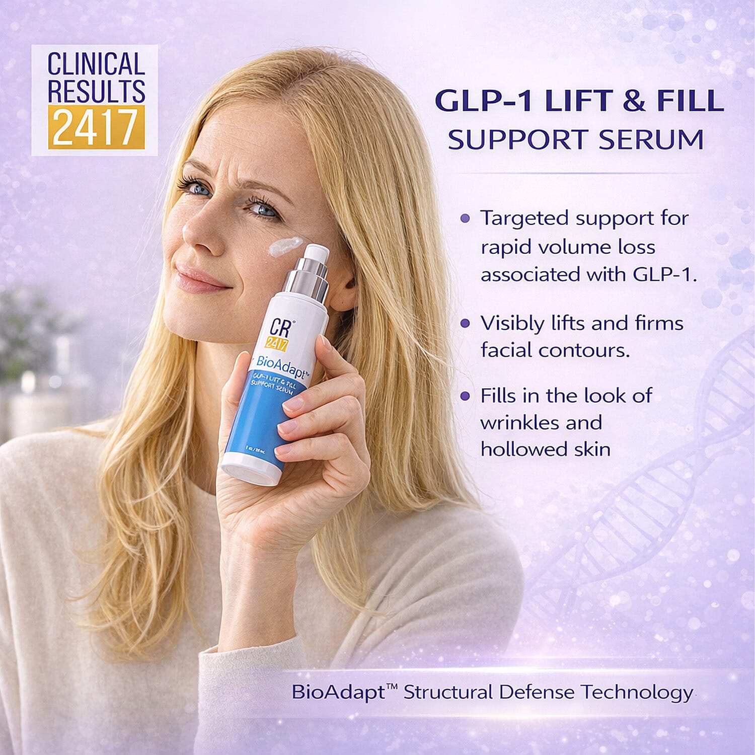 Clinical Results 24/7 Nutrient-Rich Plasma LiftFill™ GLP-1 Serum (1oz) Made in US (Ships in 3-5 Days)