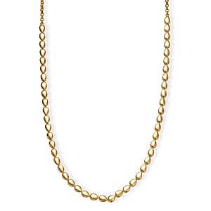 Doorbuster EverTrue Bronzella Collection Line Necklace in 18K YG Plated Bronze 18-20 Inches