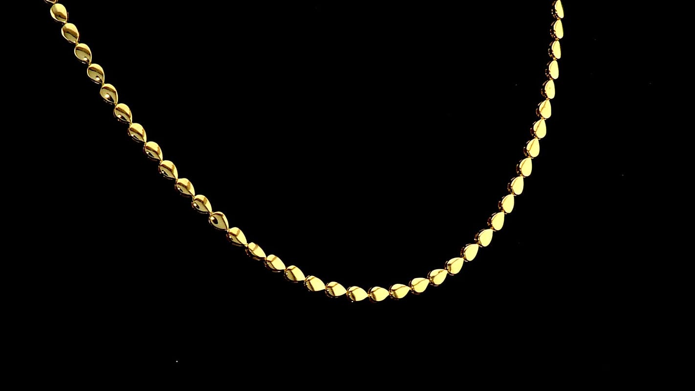EverTrue Bronzella Collection Dewdrop Necklace in 18K YG Plated Bronze (18-20 Inches)