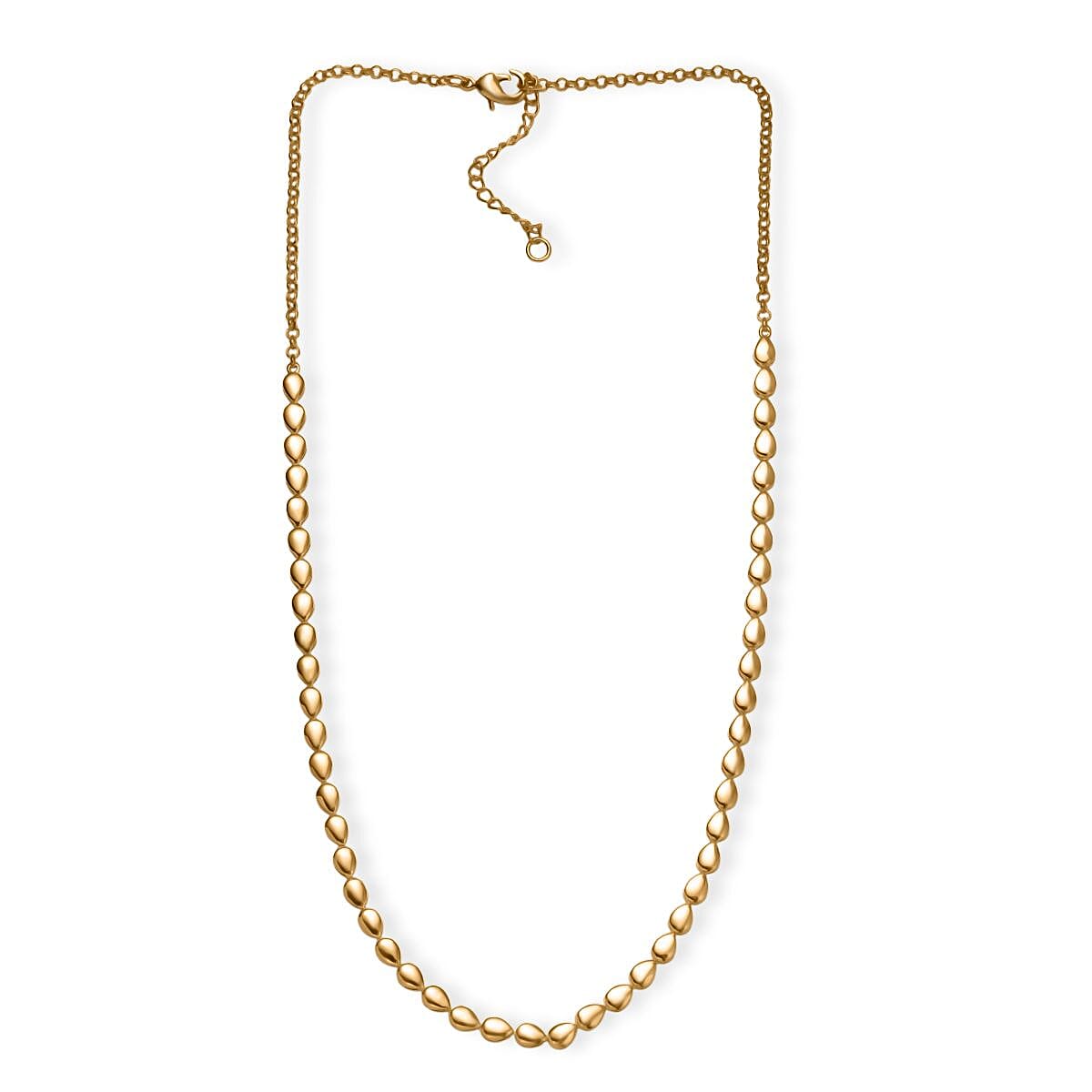 Doorbuster EverTrue Bronzella Collection Dewdrop Harmony Necklace in 18K YG Plated Bronze 18-20 Inches image number 3