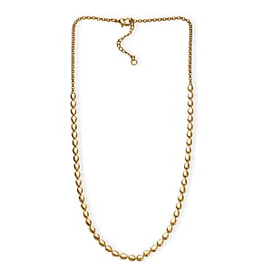 EverTrue Bronzella Collection Dewdrop Necklace in 18K YG Plated Bronze (18-20 Inches)