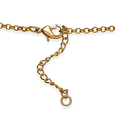 EverTrue Bronzella Collection Dewdrop Necklace in 18K YG Plated Bronze (18-20 Inches)