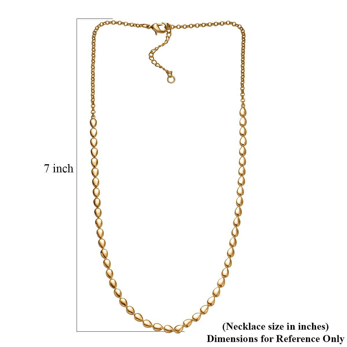 Doorbuster EverTrue Bronzella Collection Dewdrop Harmony Necklace in 18K YG Plated Bronze 18-20 Inches image number 5