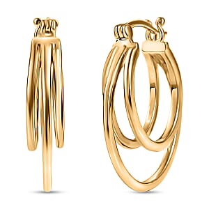 EverTrue Bronzella Collection Fancy Earrings in 18K YG Plated Bronze