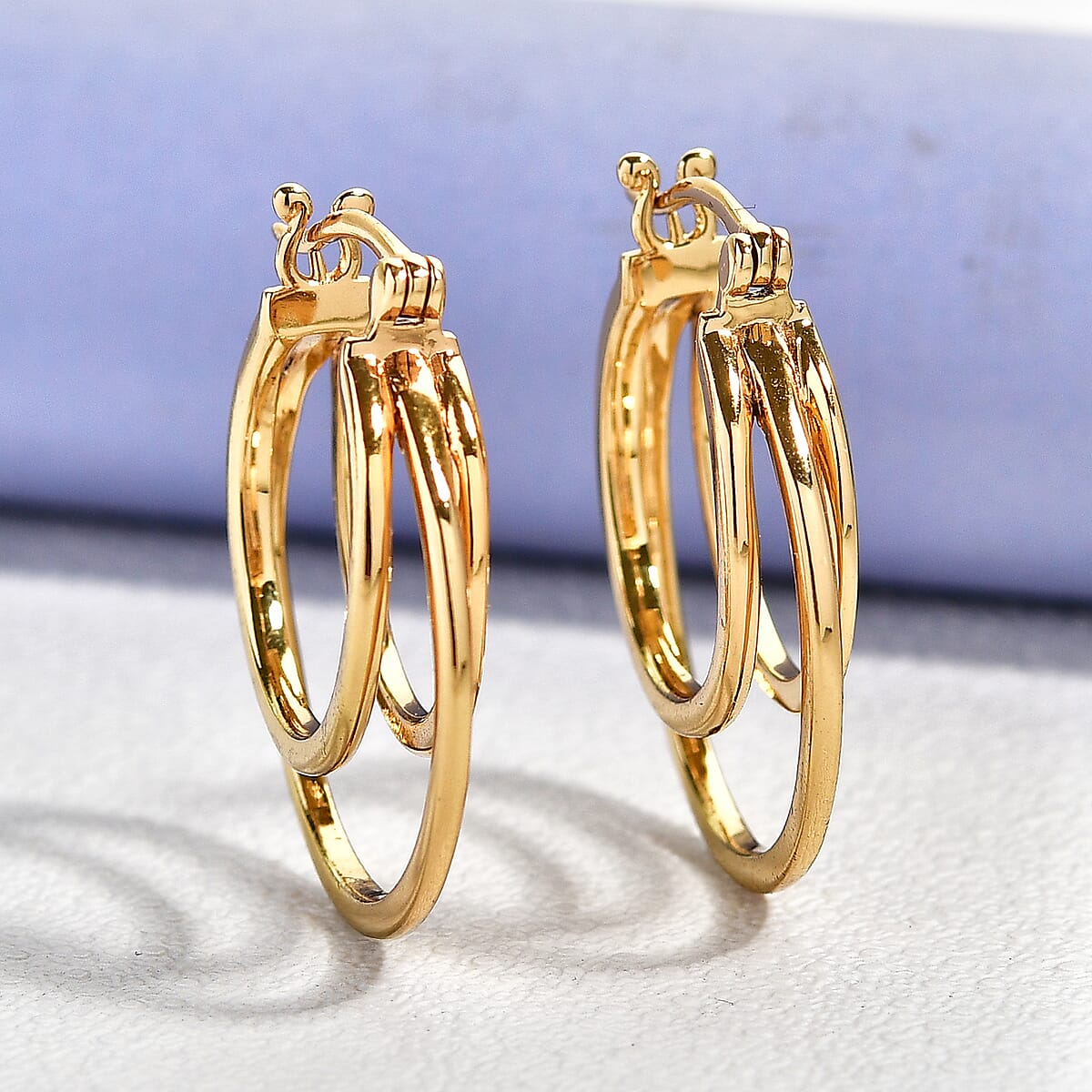 EverTrue Bronzella Collection Fancy Earrings in 18K YG Plated Bronze image number 1