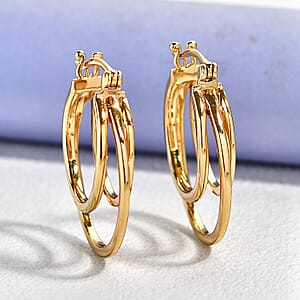 EverTrue Bronzella Collection Fancy Earrings in 18K YG Plated Bronze