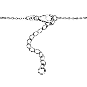 D'Joy Passport to Israel Artisan Crafted White Buffalo 42.50 ctw Necklace in Sterling Silver 18 Inches