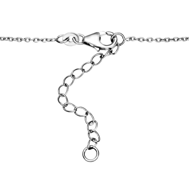 D'Joy Passport to Israel Artisan Crafted White Buffalo 42.50 ctw Necklace in Sterling Silver 18 Inches
