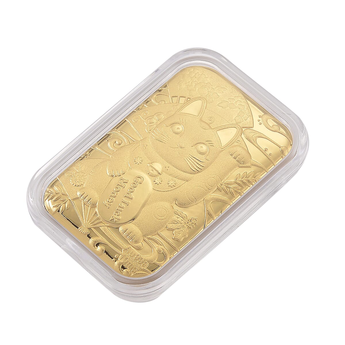 Doorbuster 24K Golden Lucy Money Cat Emboss Sheet 31x45.5mm 10mg image number 2