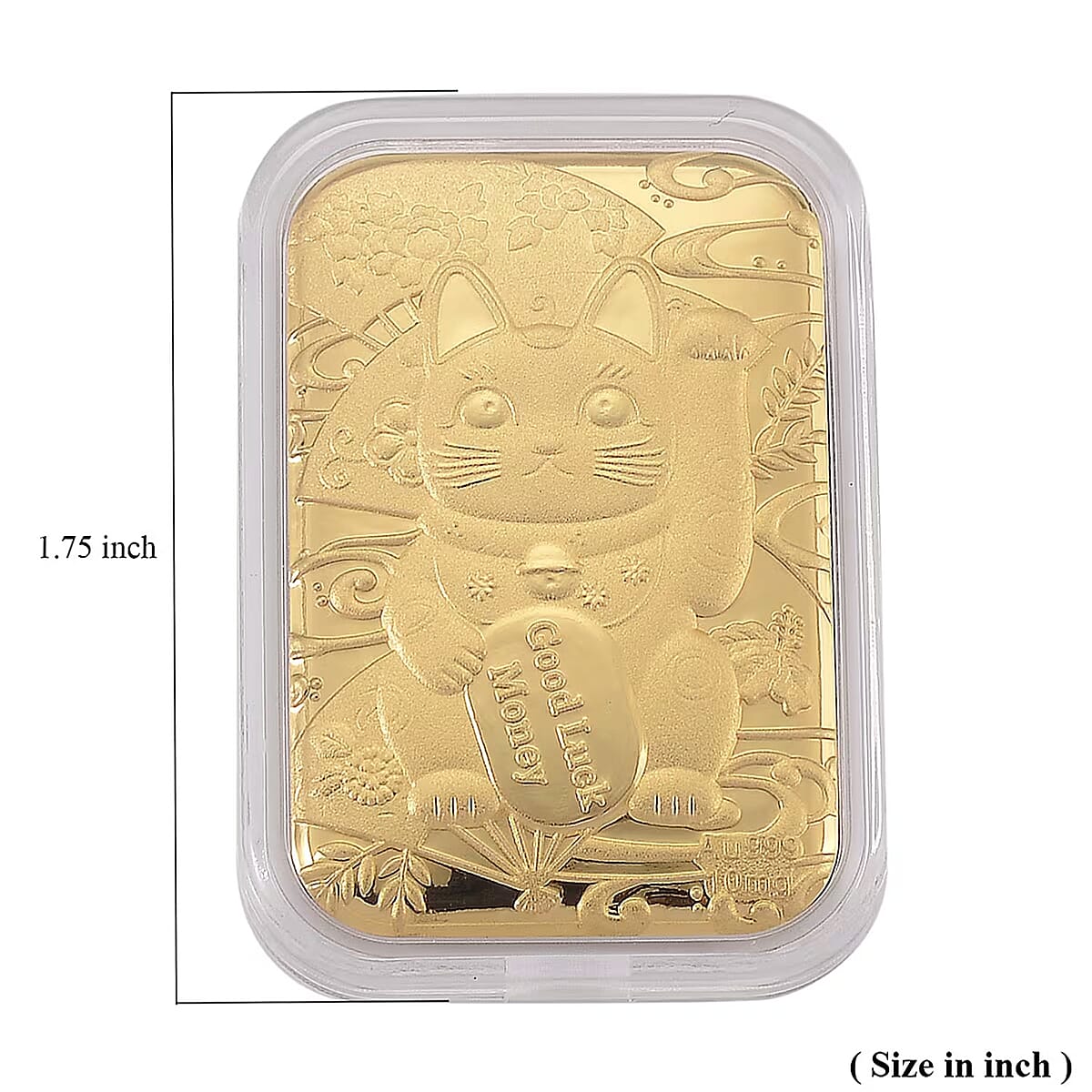  24K Golden Lucy Money Cat Emboss Sheet 31x45.5mm 10mg image number 6