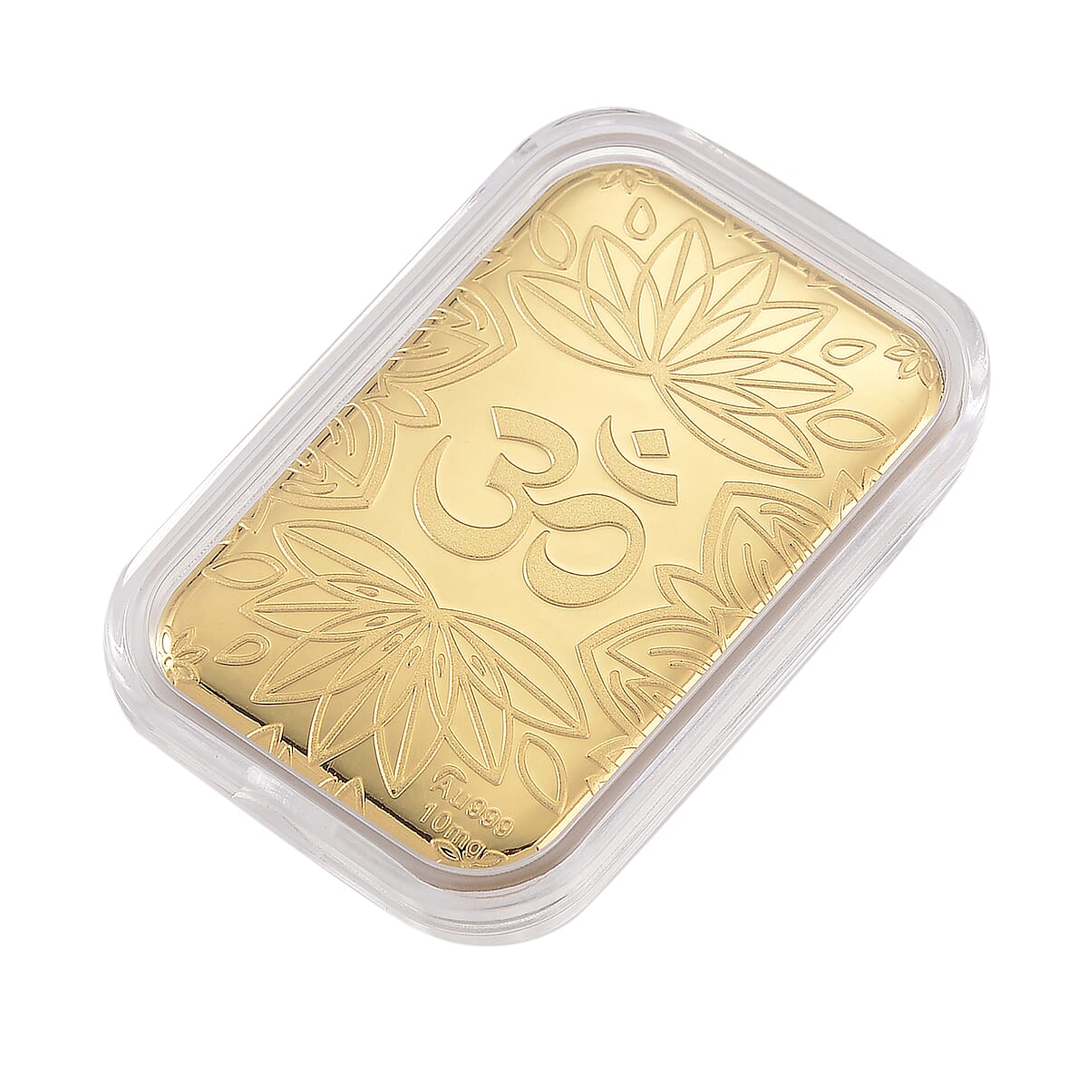 Doorbuster 24K Golden Chakras Om Luminous Lotus Emboss Sheet 10mg image number 2