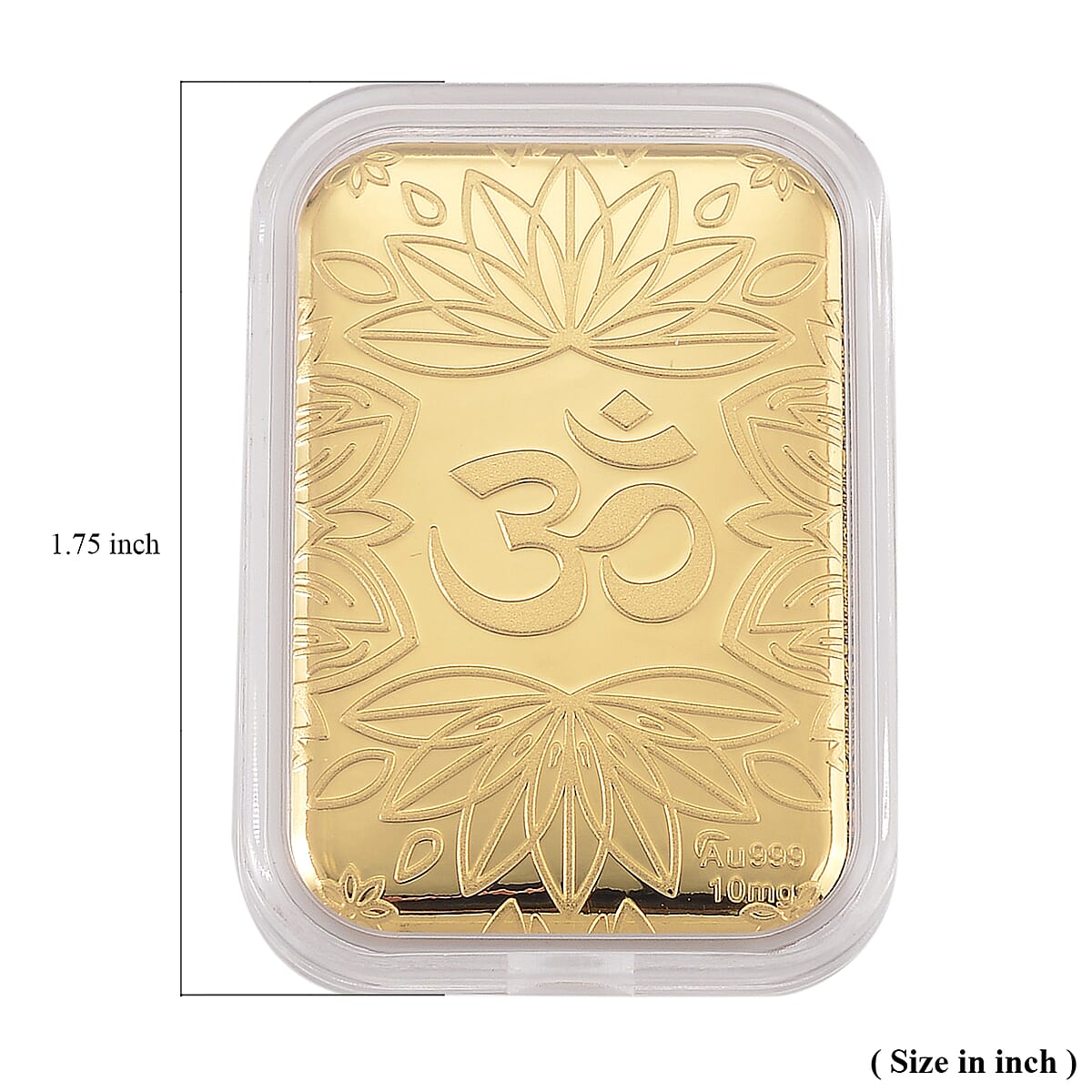 Doorbuster 24K Golden Chakras Om Luminous Lotus Emboss Sheet 10mg image number 4