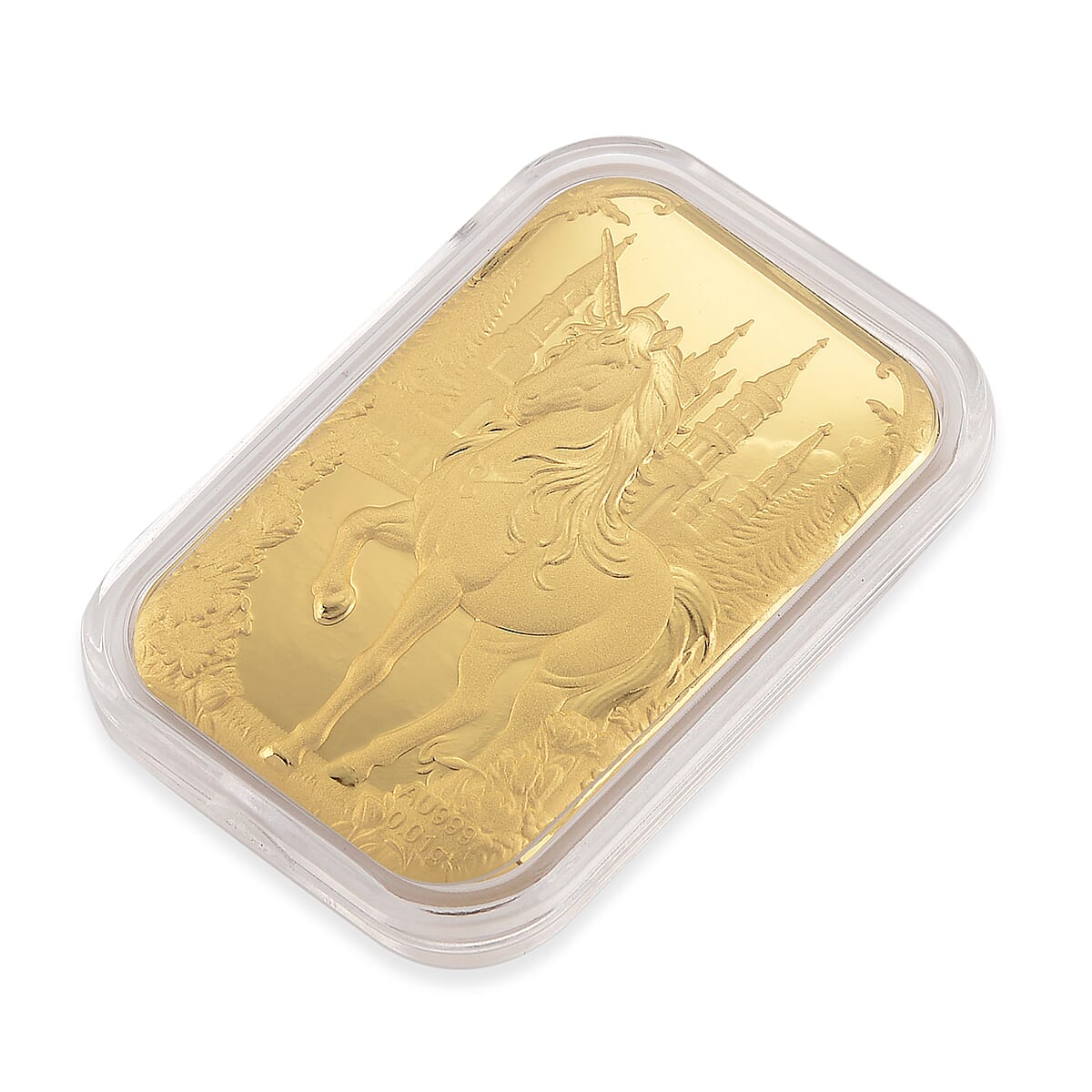 24K Yellow Golden Unicorn Emboss Sheet 10mg image number 2