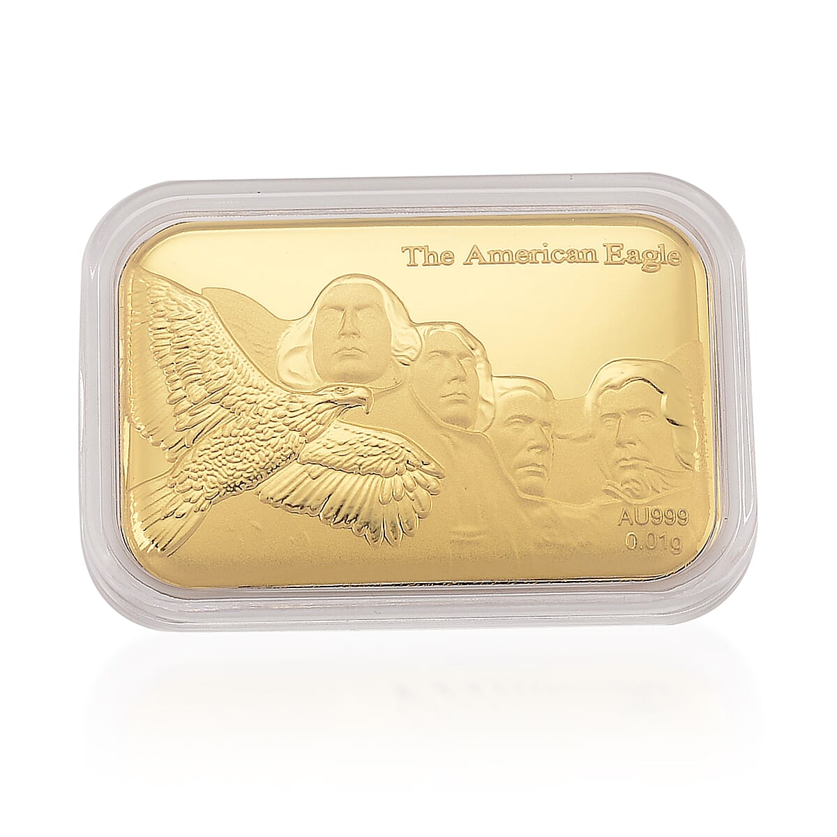 24K Yellow Gold The American Eagle Freedom's Flight Emboss Sheet 10mg image number 0