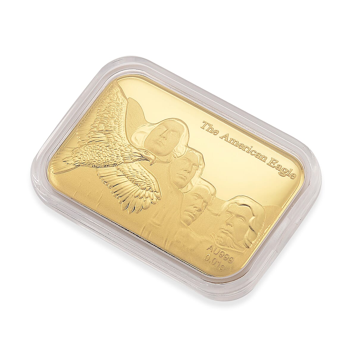 24K Yellow Gold The American Eagle Freedom's Flight Emboss Sheet 10mg image number 2