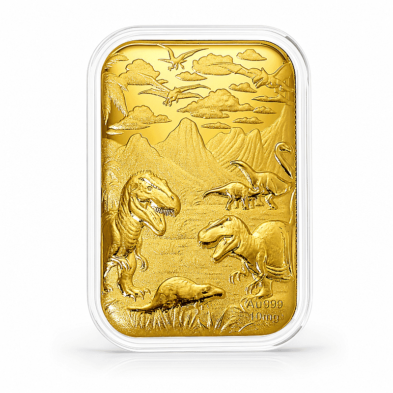 Dinosaurs 24k Gold Embossed Sheet 10mg
