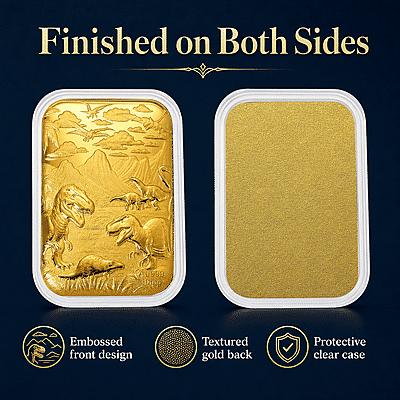 Dinosaurs 24k Gold Embossed Sheet 10mg