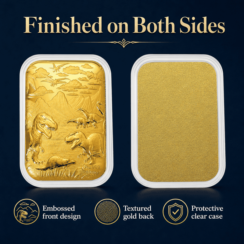 Dinosaurs 24k Gold Embossed Sheet 10mg