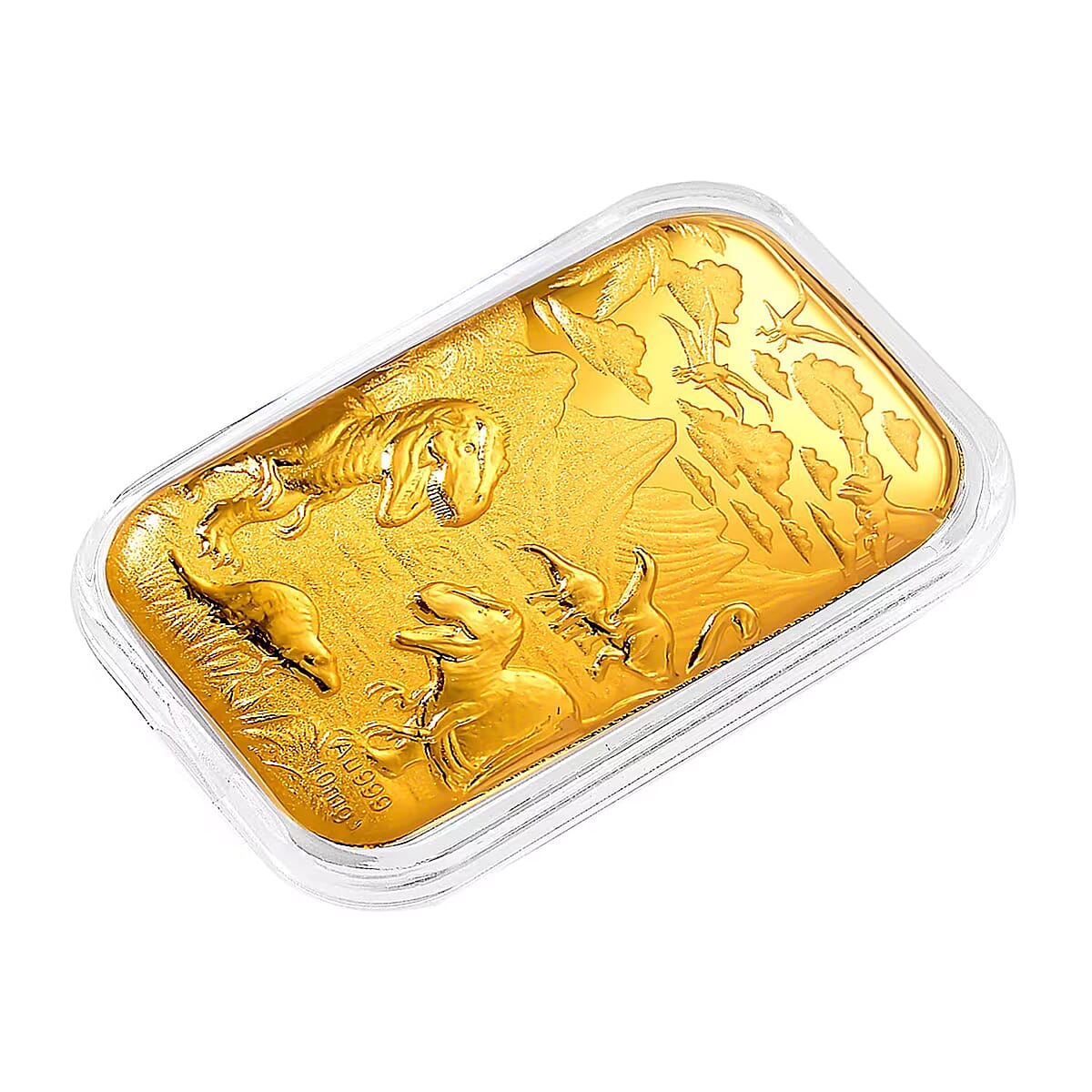 24K Gold Jurassic Legacy - Age of Dinosaurs Embossed Sheet (31x45.5mm) 10mg image number 7