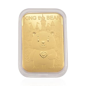 24K Yellow Golden King of Bear Emboss Sheet 10mg (Del. in 7-10 Days)