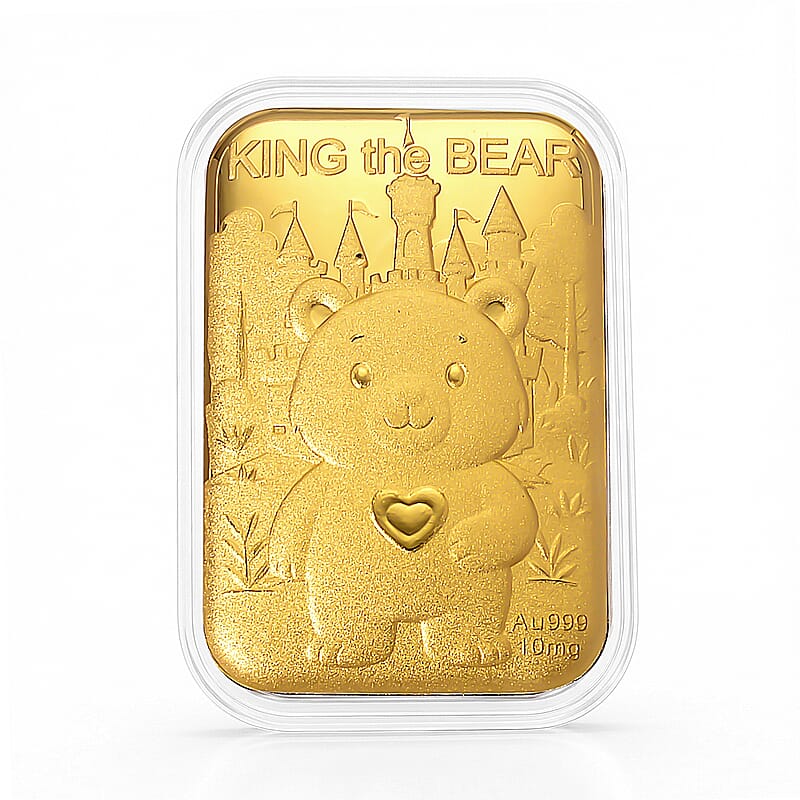 King of Bear 24k Gold Embossed Sheet 10mg
