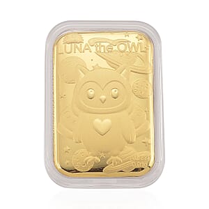 Doorbuster 24K Yellow Golden Luna The Owl Emboss Sheet 10mg