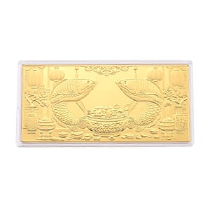 Doorbuster 24K Golden Prosperity Emboss Sheet 155x75mm (100mg)