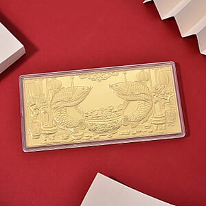 Doorbuster 24K Golden Prosperity Emboss Sheet 155x75mm (100mg)