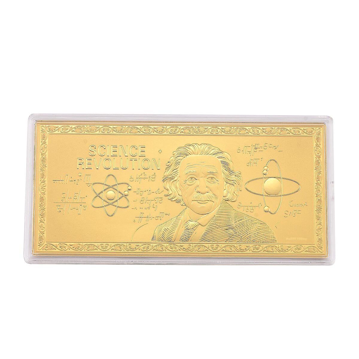 Doorbuster 24K Golden Science Revolution Embossed Sheet (155x75mm) 100mg image number 0