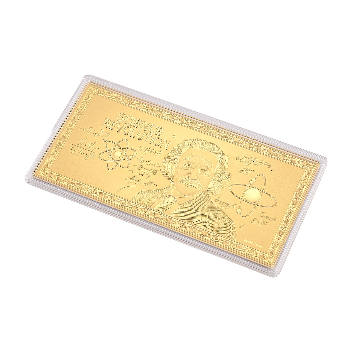 Doorbuster 24K Golden Science Revolution Embossed Sheet (155x75mm) 100mg image number 2