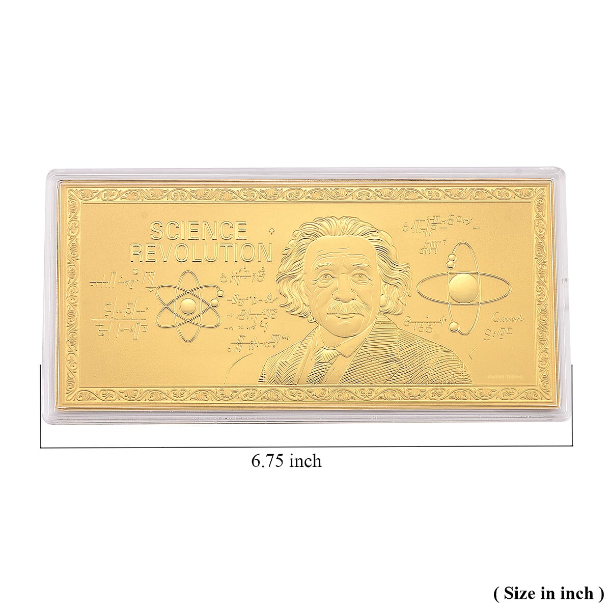 Doorbuster 24K Golden Science Revolution Embossed Sheet (155x75mm) 100mg image number 4