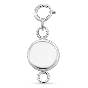 10K White Gold Magnetic Charm Lock (1.7 g)