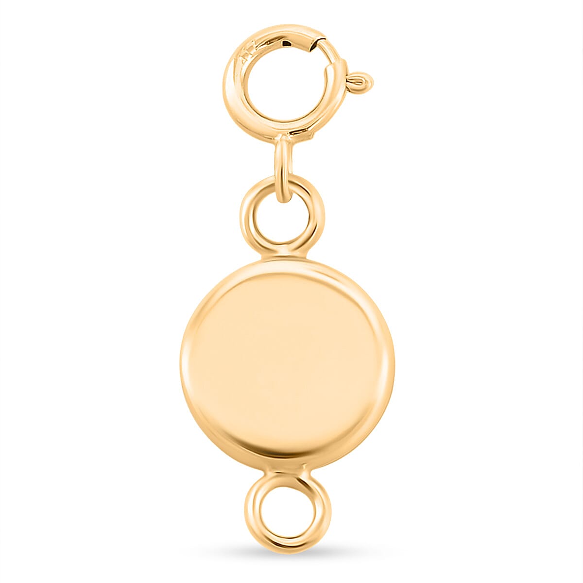 14K Yellow Gold Magnetic Lock with Ring Spring Lock (1.80 g)