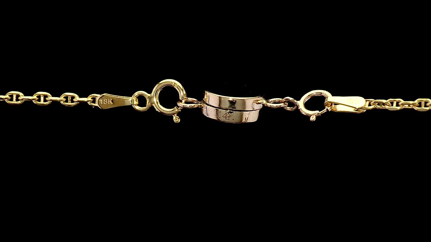 14K White Gold Magnetic Charm Lock (1.80 g)