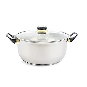 Closeout Alpine Cuisine 12 Piece Stainless Steel Cookware (Ships in 8-10 Business Days)