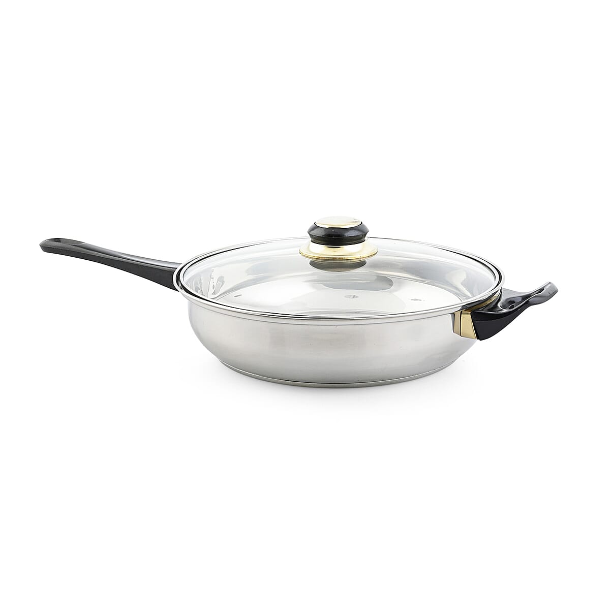 Closeout Alpine Cuisine 12 Piece Stainless Steel Cookware (Ships in 8-10 Business Days) image number 4