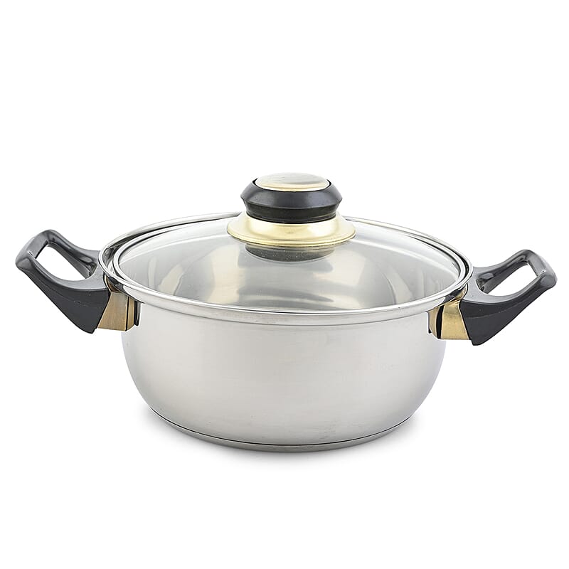 Closeout Alpine Cuisine 12 Piece Stainless Steel Cookware (Ships in 8-10 Business Days)