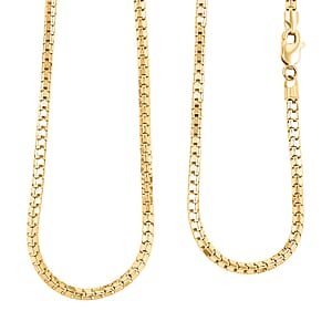 2.5mm Modena Box Chain Necklace in 10K Yellow Gold 7 Grams 18 Inches