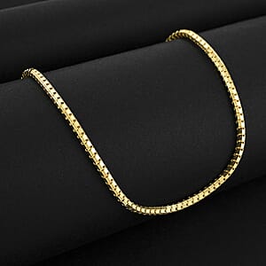 2.5mm Modena Box Chain Necklace in 10K Yellow Gold 8 Grams 20 Inches