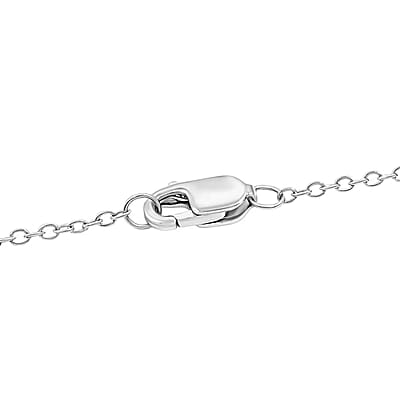 Luxuriant Lab Grown Diamond G SI Heart Necklace in Sterling Silver 3.22 ctw (18 Inches)