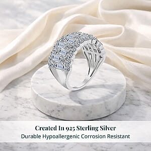 Luxuriant Lab Grown Diamond G SI 3.00 ctw Ring in Sterling Silver (Size 10.0)