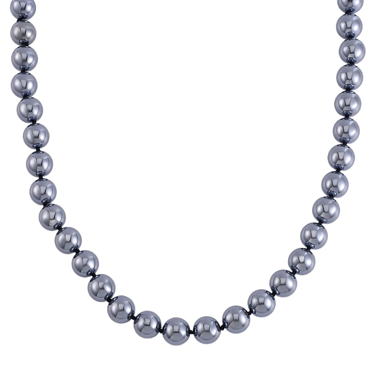 Terahertz 580.00 ctw Beaded Necklace in Stainless Steel 20 Inches image number 0