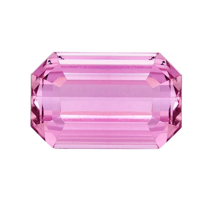 Last in Stock Certified and Appraised AAAA Patroke Kunzite (Oct Free Size) 14.00 ctw